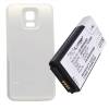 Extended Battery 3.85V 6300mAh with White Back Cover for Samsung Galaxy S5 Mini G800F (OEM) (BULK)